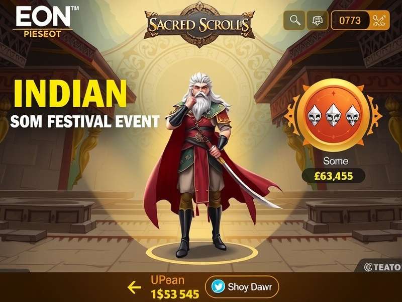 Eon Sacred Scrolls Indian Festival Event